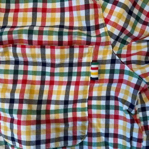 Hudson Bay Company Stripes cotton PJ set. Collared. Buttons. Pockets. Medium - Picture 4 of 10